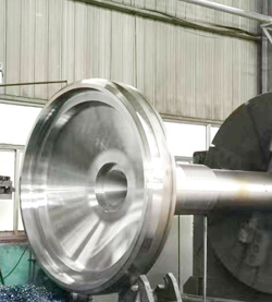 Special paper machine shaft heads