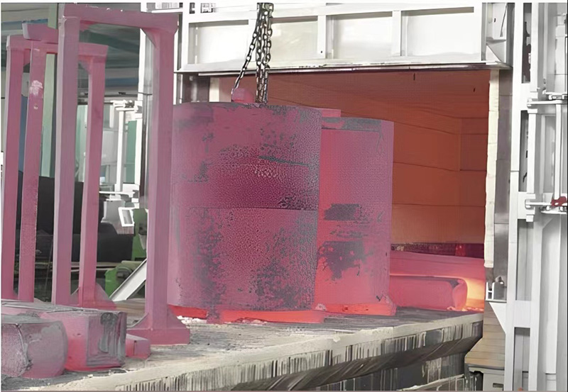 8mx3mx3m Natural gas trolley furnace